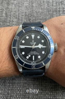 Tudor Heritage Black Bay Blue Bezel Automatic Watch 79230B (2018)