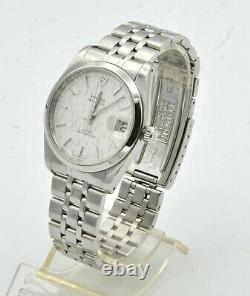 Tudor Prince Date Datejust Mosaic Dial 74000N Rotor self winding stainless ste