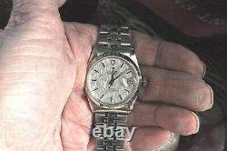 Tudor Prince Date Datejust Mosaic Dial 74000N Rotor self winding stainless ste