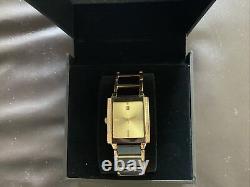 Tungsten And Diamond Mens Watch, Bezel & Dial Swiss Beautiful, Brand New