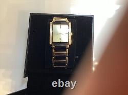 Tungsten And Diamond Mens Watch, Bezel & Dial Swiss Beautiful, Brand New