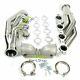 Turbo Exhaust Manifold&headers For Ls1 Ls6 Lsx Gm V8+elbows T3 T4 To 3.0 V Band