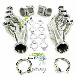 Turbo Exhaust Manifold&Headers for LS1 LS6 LSX GM V8+Elbows T3 T4 to 3.0 V Band