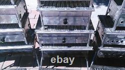 Turkish Stainless Chrome Grill BBQ Grooved Grid Charcoal Barbecue Picnic Kebap