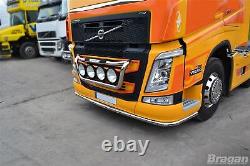 Under Bumper Spoiler Bar + Flush LEDs + Down Lights To Fit Volvo FH4 2013 2021