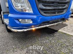 Under Bumper Spoiler Bar + Flush LEDs + Down Lights To Fit Volvo FH4 2013 2021