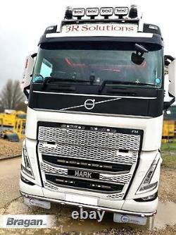 Under Bumper Spoiler Bar + Flush LEDs + Down Lights To Fit Volvo FH4 2013 2021