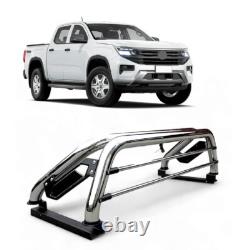 Universal Chrome / Stainless Steel Roll Bar RollBar with Brake lights Pickup 4x4