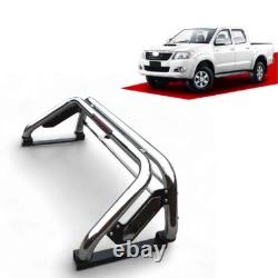 Universal Chrome / Stainless Steel Roll Bar RollBar with Brake lights Pickup 4x4