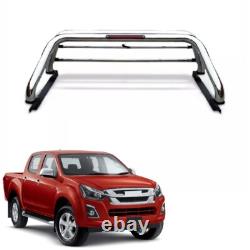 Universal Chrome / Stainless Steel Roll Bar RollBar with Brake lights Pickup 4x4