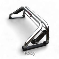 Universal Chrome / Stainless Steel Roll Bar RollBar with Brake lights Pickup 4x4