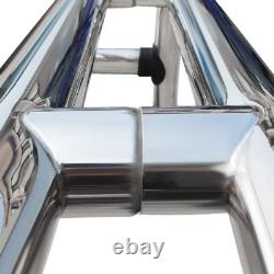 Universal Chrome stainless steel Roll Bar with Brake lights DOUBLE CAB 2005 ON