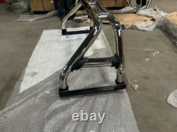 Universal Chrome stainless steel Roll Bar with Brake lights DOUBLE CAB 2005 ON
