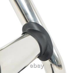 Universal Chrome stainless steel Roll Bar with Brake lights DOUBLE CAB 2005 ON
