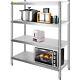 Vevor Stainless Steel Shelving Racking Commercial 61x47x19 Storage Unit