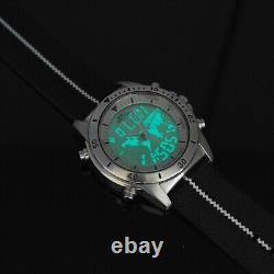 VINTAGE SEIKO ALBA ZiC DIGI-ANA WORLD-TIME NX04-0A20 MEN'S WATCH RARE