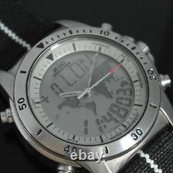 VINTAGE SEIKO ALBA ZiC DIGI-ANA WORLD-TIME NX04-0A20 MEN'S WATCH RARE