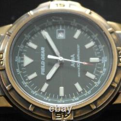 VINTAGE SEIKO Seiko Alba Field Gear Compass 1988 Men's Watch V722-6A80 Rare