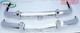 Vw Karmann Ghia Year (1956-1971) Eu Style Bumper Kit Polished Like Chrome New