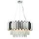 Valetta 6 Light Pendant Clear Crystal & Polished Stainless Steel