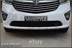 Vauxhall Vivaro 1419 Front Bumper Grille Black Stainless Mesh Grill Not Chrome