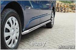 Vauxhall Vivaro 1419 Sportline Side Bars Lwb Polished Stainless Chrome Quality