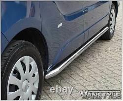 Vauxhall Vivaro 1419 Sportline Side Bars Swb Polished Stainless Chrome Quality