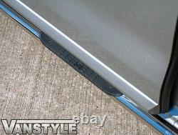 Vauxhall Vivaro 2019 Polished Chrome Stainless Steel 60mm Side Bar Steps