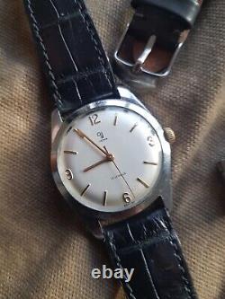 Vintage 1960s Yema Mechanical Hand Wind Watch Good Condition