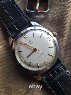 Vintage 1960s Yema Mechanical Hand Wind Watch Good Condition