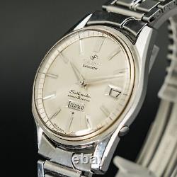 Vintage 1974 N-MINT SEIKO 6218-8970 Seikomatic Weekdater 35Jewels Men Watch
