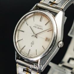 Vintage 1976 SEIKO KING QUARTZ 4822-8000 Date Jewels Men Watch