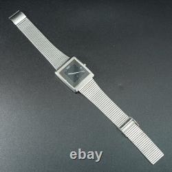 Vintage 1978 N-MINT SEIKO EMBLEM 7832-5050 Date Square Tank ShapeMen