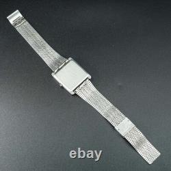 Vintage 1978 N-MINT SEIKO EMBLEM 7832-5050 Date Square Tank ShapeMen