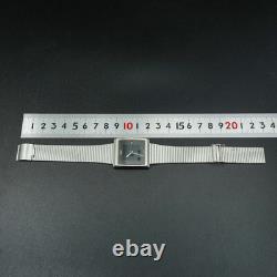 Vintage 1978 N-MINT SEIKO EMBLEM 7832-5050 Date Square Tank ShapeMen