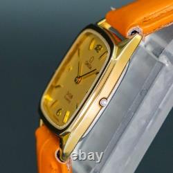 Vintage 1980 MINT OMEGA DE VILLE 591.0187 Cal. 1387 Square Quartz Women Watch
