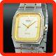 Vintage 1982 N-mint Seiko Dolce 9521-5020 Original Band Square Tank Shapemen