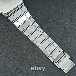 Vintage 1982 N-MINT SEIKO Dolce 9521-5020 Original Band Square Tank ShapeMen