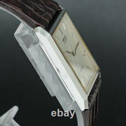 Vintage 1984 N-MINT SEIKO Dolce 9521-5160 New BAND Tank Shape Men Watch