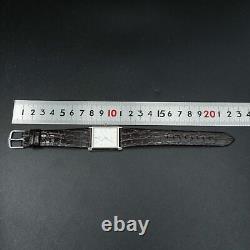 Vintage 1984 N-MINT SEIKO Dolce 9521-5160 New BAND Tank Shape Men Watch