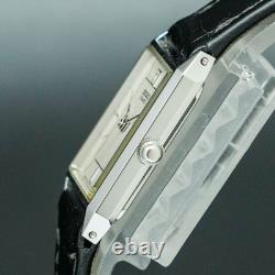 Vintage 1985 MINT SEIKO SOCIE 7321-5650 Silver Tank New Battery Women Watch
