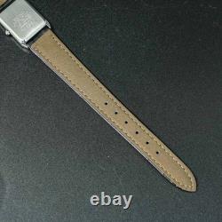Vintage 1985 MINT SEIKO SOCIE 7321-5650 Silver Tank New Battery Women Watch