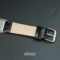 Vintage 1988 MINT SEIKO Dolce 7321-6170 New Band Square Thin Tank Shape Men