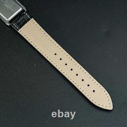 Vintage 1988 MINT SEIKO Dolce 7321-6170 New Band Square Thin Tank Shape Men
