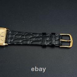 Vintage 1988 N-MINT SEIKO Spirit 7N01-5180 Gold Squire Tank Shape Men's Watch