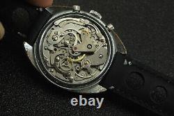 Vintage Aureole Chronograph Racing Dial Manual Wind Movement Valjoux 7734