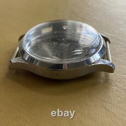 Vintage Berna Watch Co. Stainless Steel / Chrome Chronograph Case. 34.2mm NOS