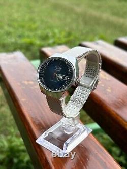 Vintage Collectible Watch Poljot Stadium Oval Case USSR Soviet Mechanical 1980s