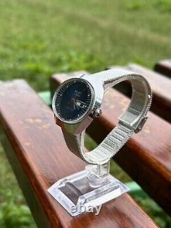 Vintage Collectible Watch Poljot Stadium Oval Case USSR Soviet Mechanical 1980s