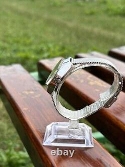 Vintage Collectible Watch Poljot Stadium Oval Case USSR Soviet Mechanical 1980s